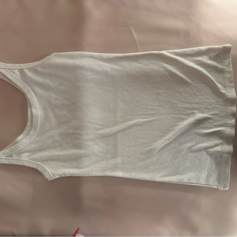 Womens Scoop Neck Ribbed Knit Tank